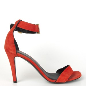 celine red sandals
