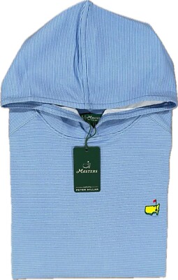 2026 Masters Peter Millar XL Crown Sport Powder Blue Golf Pullover