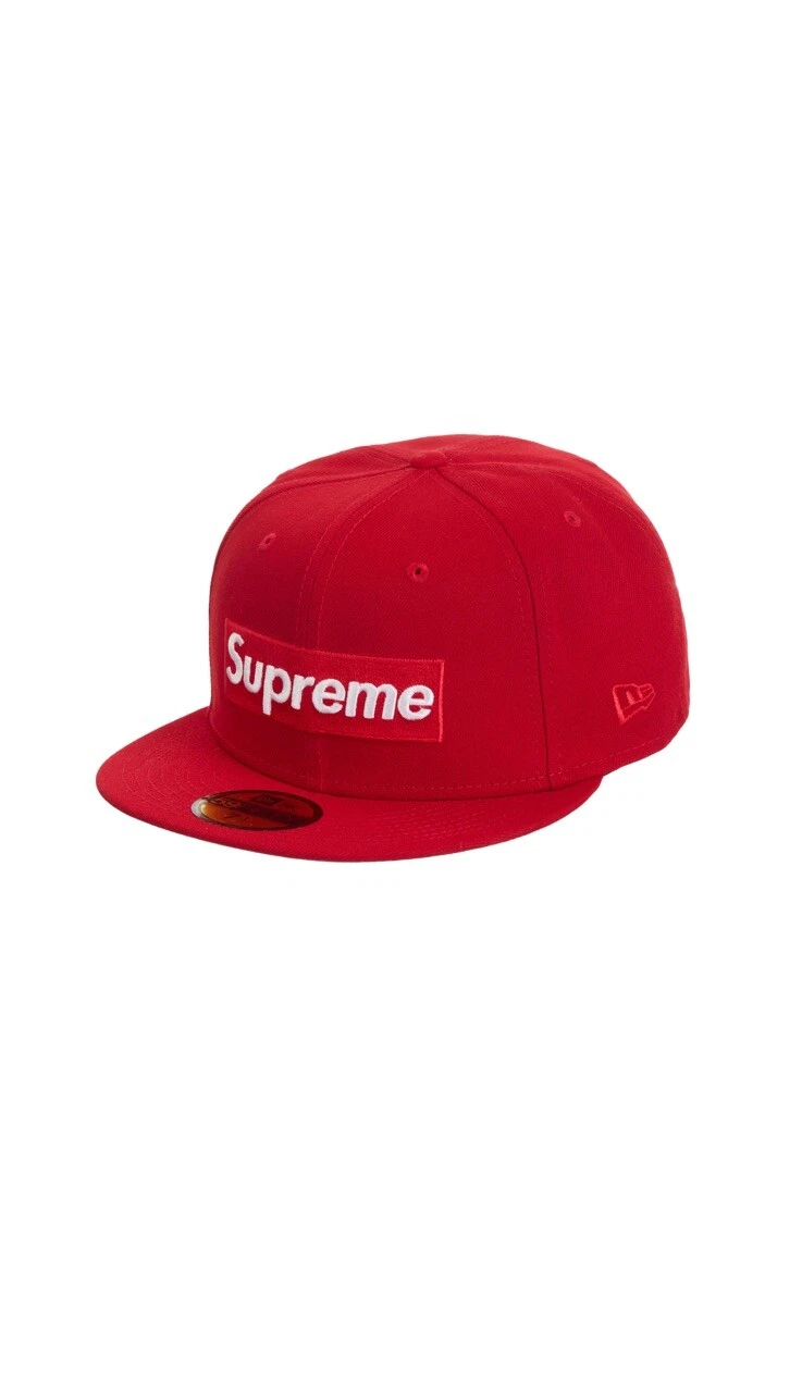 Suprême ! Chapeau Sharpie Box Logo New Era 59Fifty taille 7 1/8 (rouge)