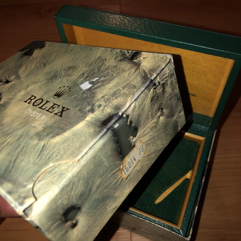 RARE Genuine Rolex 16014 Vintage Watch box case Oyster Outer Datejust 68.00.3 - Image 2 of 4