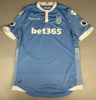 2016 2017 Away Stoke City Football Jersey Football Shirt Jersey Macron XXL 2XL