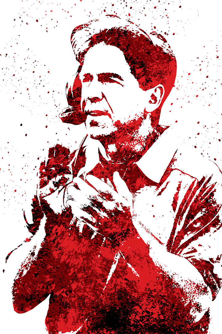 Nick Saban Alabama Crimson Tide Art Wall Indoor Room Poster