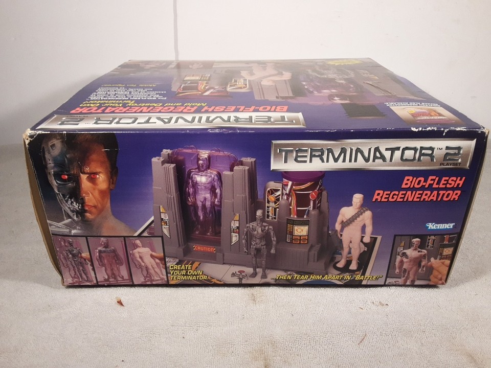 Terminator 2 Bio Lab 1991 Kenner Terminator 2 Playset Bio-Flesh Regenerator - New Open Box ...