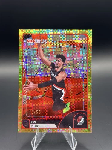 Topps NBA Hoops 2025-26 Deni Avdija GOLD LIGHT BURST 🔥/50 Trail Blazers #89