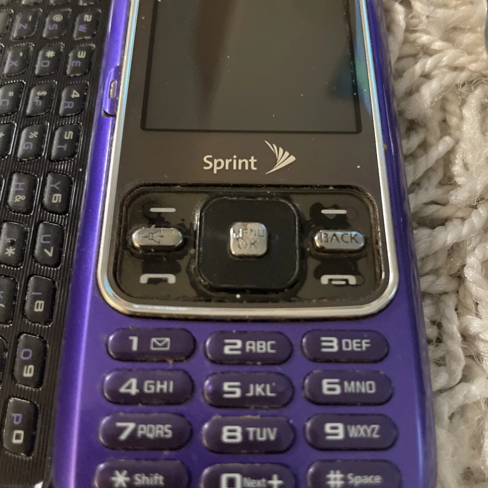 Teléfono Celular Samsung Rant SPH-M540 2.1" LCD Cámara Única QWERTY Teclado Deslizante Foto 4 de 4