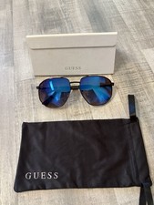 GUESS Men GF5086-02B-59 Sunglasses Size 59-145-15 Matte Black Metal NEW Includes