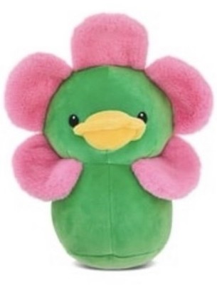 Easter 8  Flower Duck Soft Plush Pink Green Stuffed Animal Way To Celebrate NEW