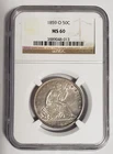 1859 O SEATED LIBERTY NGC MS60