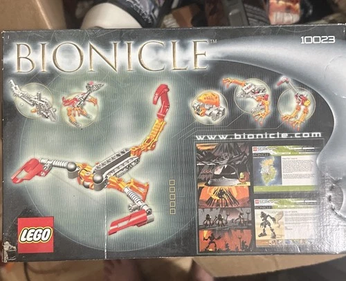 LEGO Bionicle Master Builder Set 10023 Vintage 2002 Rahi 15 Models Orange sealed