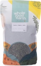 Whole Food Earth Organic Pumpkin Seeds 1kg 9.99 per kilo