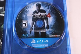 Uncharted 4: A Thief's End (Sony PlayStation 4, PS4) Authentic, Complete, Tested