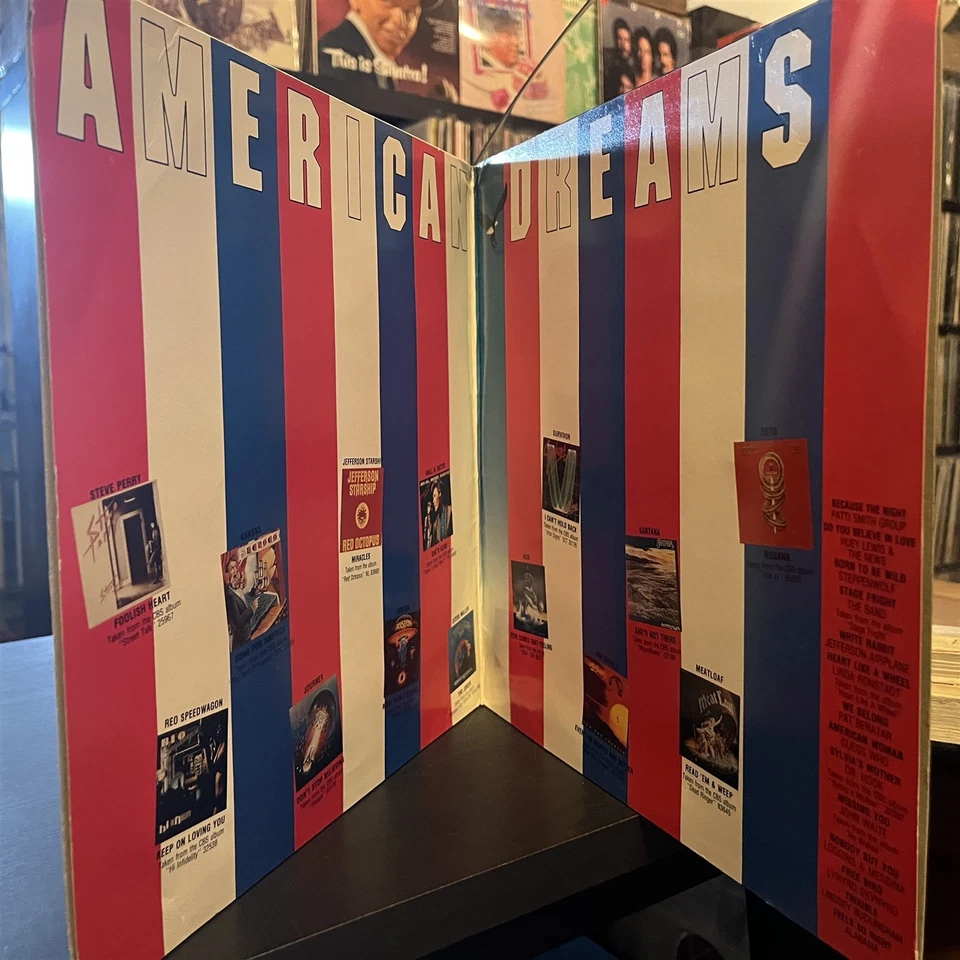 [ROCK/POP]~EXC 2 DOUBLE LP~VARIOUS ARTISTS~American Dreams~[1985~STARBLEND]~UK~ - Image 3 of 4