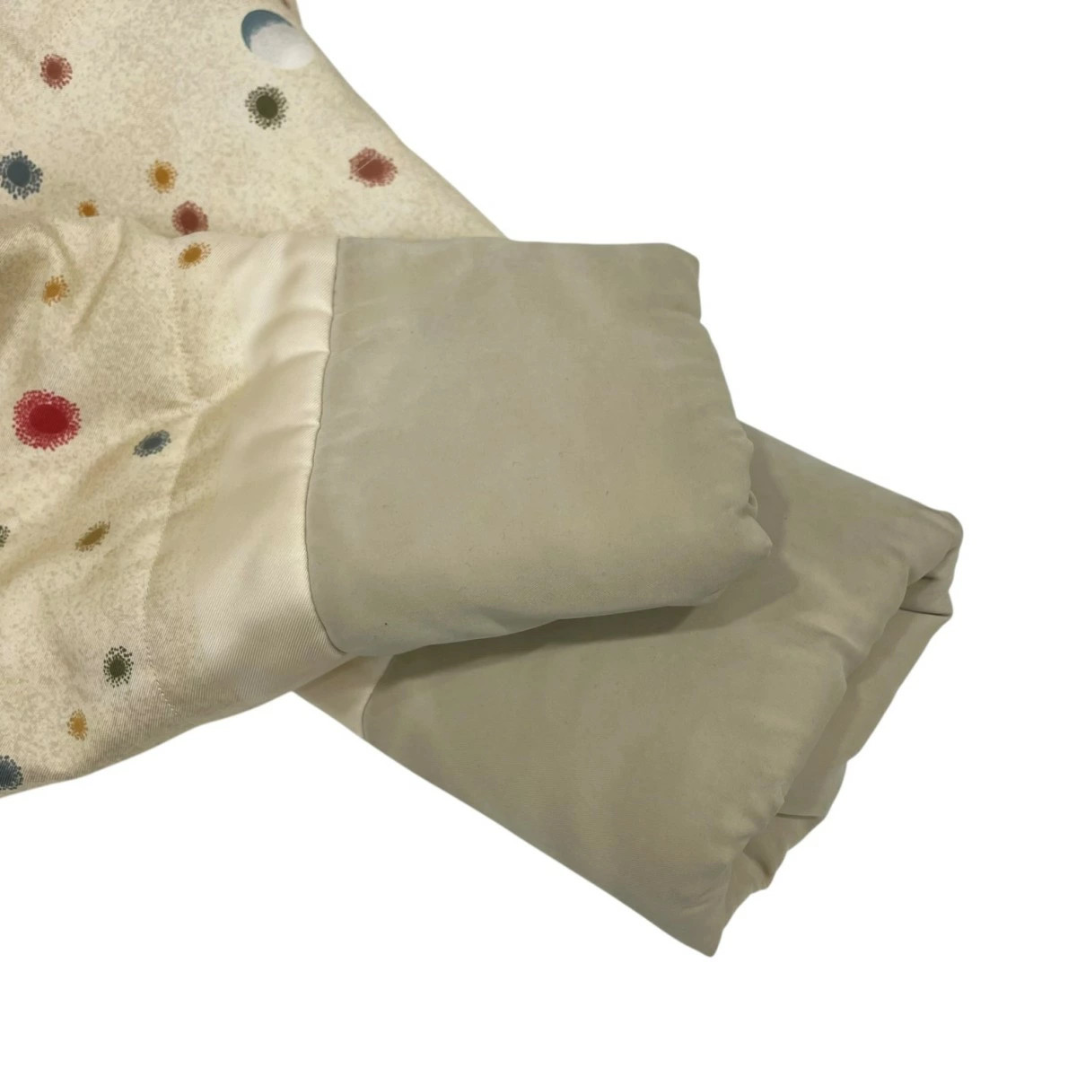 Hermes Silk Space Pattern Reversible Batting Coat… - image 4