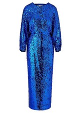 Kaleidoscope Cobalt Sequin Maxi Dress - Size 12 - LB 790