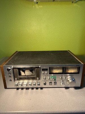Aiwa AD-6600U Stereo Cassette Deck Powers On For Parts Not Working