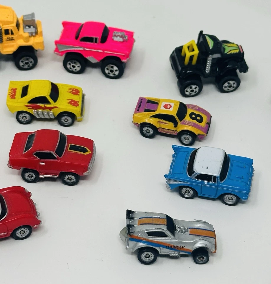 Micro Machines Vintage Lot Of 16 Cars Chevy Ford Hot Rods Trucks Racing - Image 3 of 4