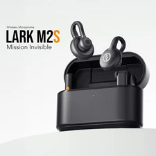 Hollyland Lark M2S Duo 2.4 GHz Space Gray Wireless Lavalier Mic System Bundle