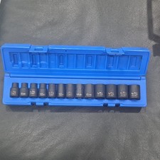 The Grey Pneumatic 1203m 38 Drive Metric 12-point Standard Impact Socket Set. The Grey Pneumatic 1203m 38 Drive Metric 12-point Standard Impact Socket Set.