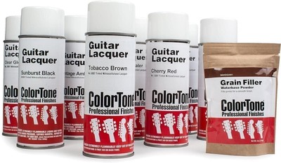 ColorTone Aerosol Finishing Set for 3-Tone Tobacco Sunburst, For Mahogany