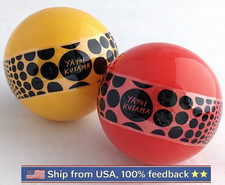 NEW GENUINE Yayoi Kusama Polka Dot Pumpkin Charm Key Ring Keychain