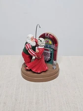 Hallmark Keepsake Jingle Bell Rock Mr. And Mrs. Santa Claus Dancing Jukebox...
