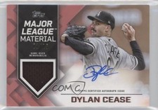 2022 Topps Update Major League Material Red 1/25 Dylan Cease #MLMA-DC Auto kq9