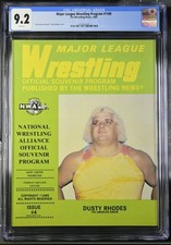 Dusty Rhodes Major League Wrestling NWA Souvenir Program CGC 9.2 TOP POP