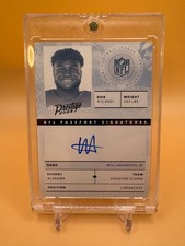 2023 Prestige - Will Anderson Jr. #NPS-WA Passport Signatures (RC) AUTO