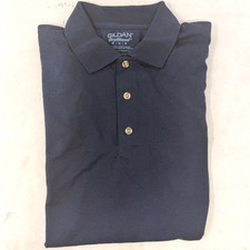GILDAN DRYBLEND 8800 POLO SHIRT SHORT SLEEVE DEEP BLUE SIZE M