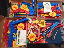 800+HUGE LOT Domino Rally Deluxe Set  1989 Pr...