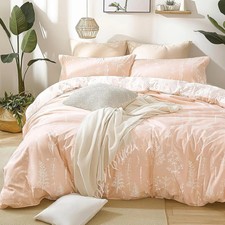 Dusty Rose Pink Full Size Comforter Set - Full Comforter Set, 3 Pieces Cute Flor