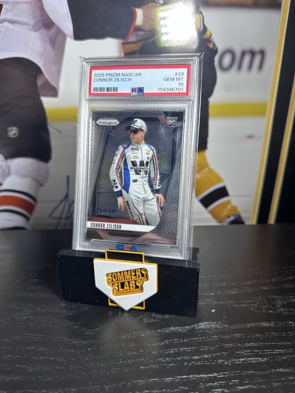2025 Panini Prizm CONNOR ZILISCH #29 ROOKIE RC PSA 10 JR MOTORSPORTS Trackhouse