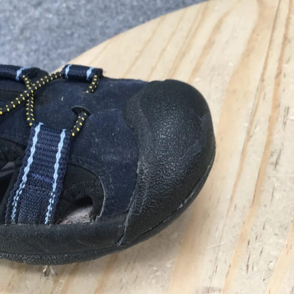 Everest Sandals Mens 9 M Salton Sporty Closed Toe Fisherman Navy Blue Fabric - Image 4 of 4