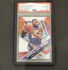 Panini 2019-20 Mosaic Will to Win Insert LeBron James #7 PSA 10 Lakers NBA