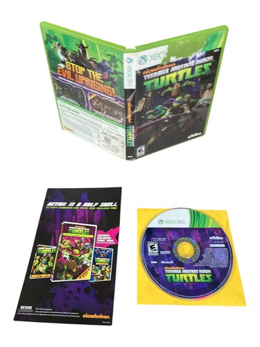 Microsoft Xbox 360 CIB COMPLETE TESTED Teenage Mutant Ninja Turtles 2013 CF