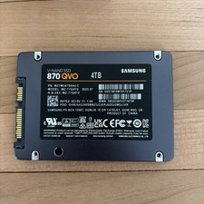 SAMSUNG 4TB 870 QVO SSD SATA Solid State Drive (MZ-77Q4T0) 98% Health