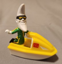 Jouets vintage 1988 McDonalds Mac Tonight Moon Man Jet Ski Happy Meal