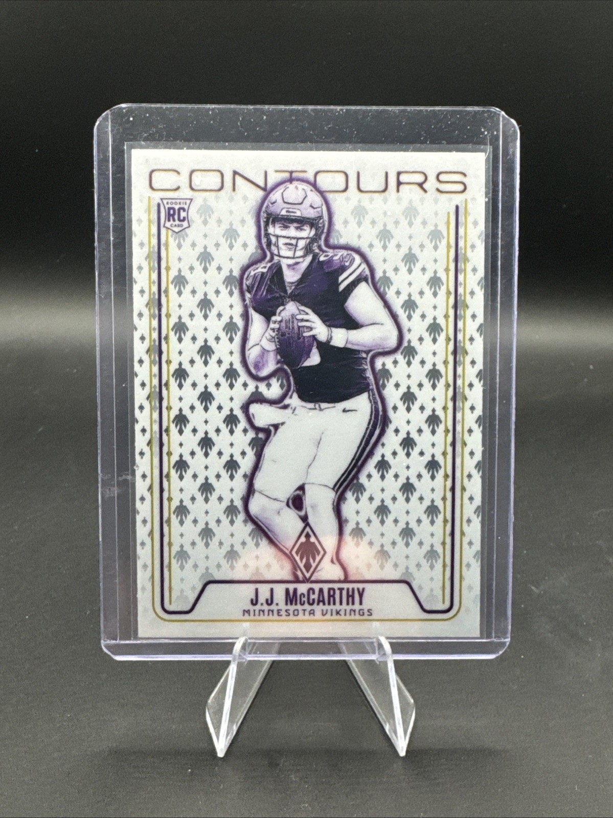 2024 Panini Phoenix JJ McCarthy - Contours Minnesota Vikings RC #CON-JMY 