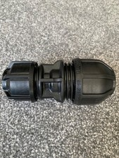 Philmac 20mm MDPE x 15mm - 21mm other pipe universal transition coupling.  1032