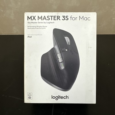 Logitech MX Master 3S Wireless Mouse for Mac Black Grey 910-006569