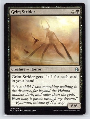 MTG LP-NP Normal Grim Strider 94 U Amonkhet
