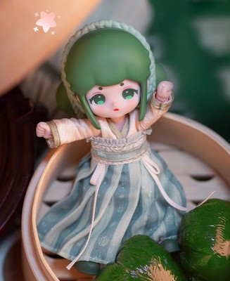 Lucky Doll Sweet Green Rice Ball Delicious Food 5.5'' Bjd Dressable Action Figure