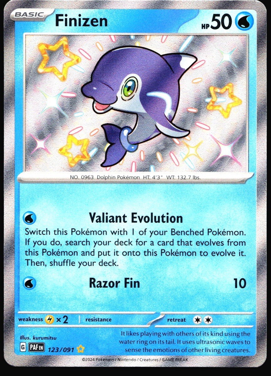 Finizen 123/091 Sv: Paldean Fates Holo