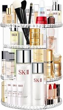 360 Rotating Makeup Organizer,Skincare Perfume Organizer,With Brush Holder Cosme
