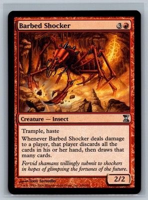Magic The Gathering Time Spiral Barbed Shocker #144/301 MTG TCG CCG