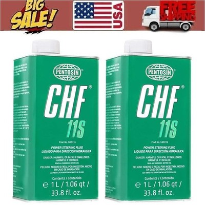 Hydraulic System Fluid - CHF 11S Synthetic Oil, 2 Liter, Stock US-No Import Fees