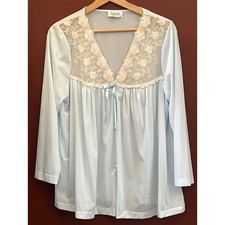 Vintage Cottagecore Pastel Vanity Fair Bed Jacket Coquette Grandmacore Bridal