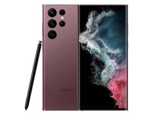 Samsung Galaxy S22 Ultra 5G 256GB Burgundy Unlocked Excellent Condition