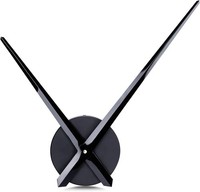 Wanduhr Groß Xxl Lautlos Metall Schwarz Diy Uhrwerk Zeiger Deko Wohnzimmer BüRo
