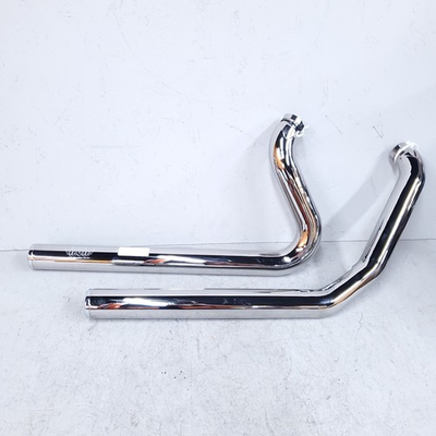 #ad BUB Chambermaid Staggered Exhaust System Chrome Softail FXST EVO DS200773 $359.96